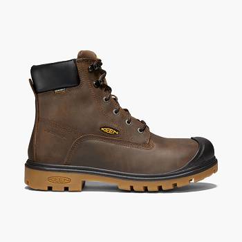 KEEN Baltimore 6" Waterproof - Hnede Pracovne Cizmy Panske, K0253SK